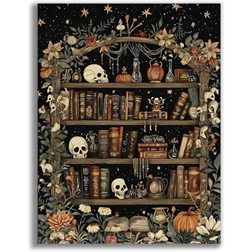 Image of Jakener Cross Stitch Kits for Adults Beginners, Book Stamped Embroidery Kits for Adults, 11CT Counted Embroidery Needlepoint Kits Fun DIY Crafts Home Decor 12x16 Inch