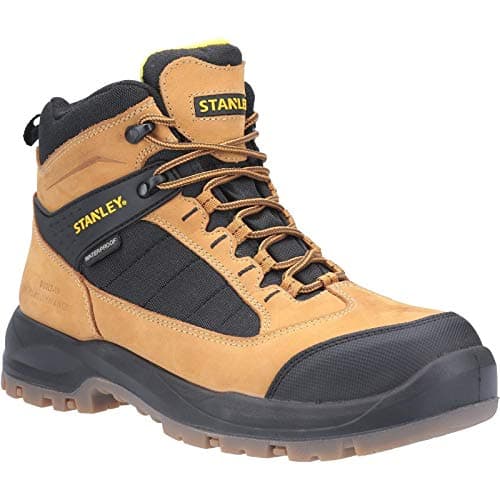 Image of STANLEY Mens Berkeley Full Lace Up Leather Safety Boot (10 UK) (Honey)