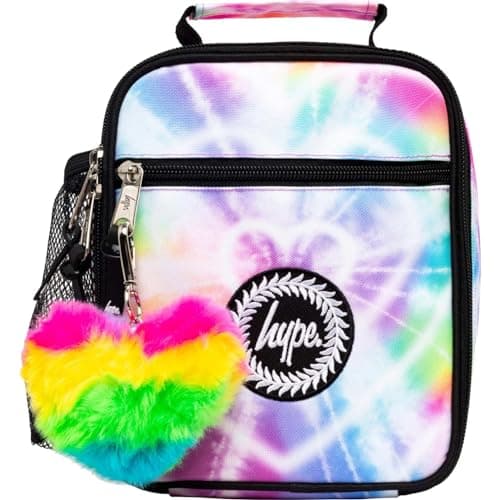 Image of hype Rainbow Heart Tie Dye Lunch Box