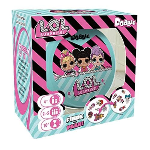 Image of Asmodee Dobble L.O.L. Surprise! Family Game, Reaction Game, German