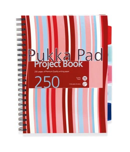 Image of Pukka A4 Casebound Project Book Pink/Blue