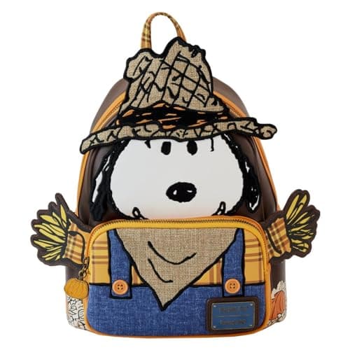 Image of Loungefly Peanuts Snoopy Scarecrow Cosplay Mini Backpack