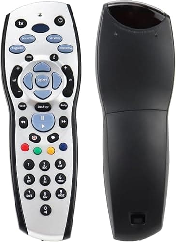 Image of Replacement Remote Control compatible with Sky+ HD Box, Silver, Infrared, 30 Buttons, 10m Range, No Setup Required
