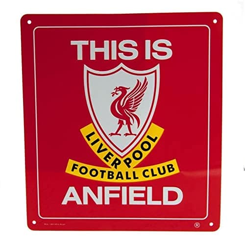 Image of Club Licensed Liverpool This is Anfield Sign- (22cm x 25cm)