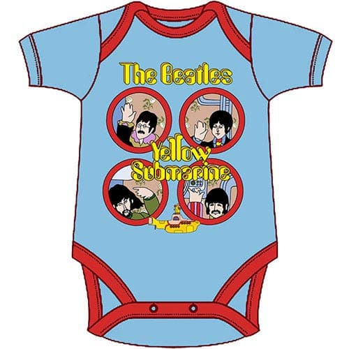 Image of Babygrow The Beatles Yellow Submarine Official Childrens Tee T-Shirt Boys Kids 18-24 Months