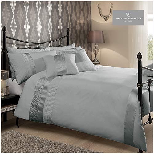 Image of Gaveno Cavalia Signature Collection Caprice Set with Duvet Cover and Pillow Case Silver, Polyester-Cotton, King