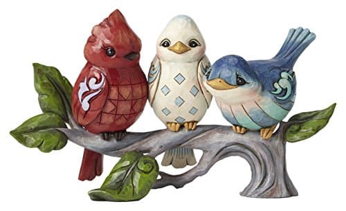 Image of Enesco Jim Shore Heartwood Creek Mini Red, White, and Blue Butterfly Stone Resin Figurine, 4.5”