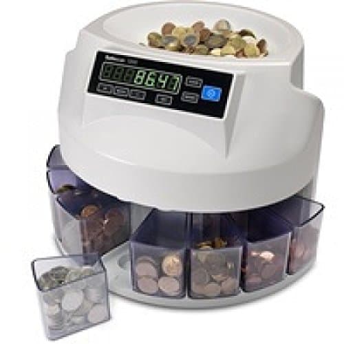 Image of Safescan Automatic Coin Counter and Sorter for EUR