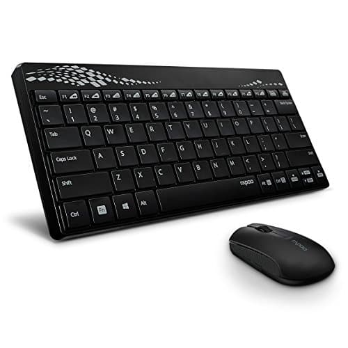 Image of Rapoo 8000 Wireless Keyboard and Mouse Combo (Black)