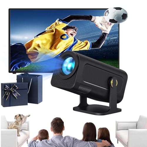 Image of Lumicast K90 Projector - 240” Screen, 4k Input Support, 1800 Ansi Lumens, Dual Band 5g/2.4g Wifi, Motorized Focus, 1-Min Setup, Compact Projectors Compatible With Tv Stick, Phone (Projector)