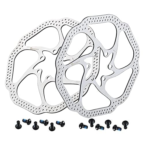 Image of Dymoece Bicycle Disc Brake Rotors 160mm / 180mm 6-Hole Compatible with Mountain Bike MTB Road Bike BMX