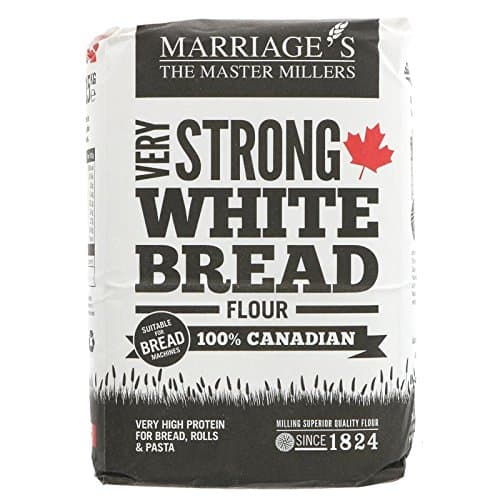 Image of W & H MARRIAGE & SON 100% Canadian Very Strong White Flour x 5 (Pack of 5)