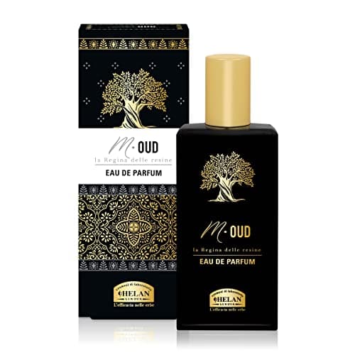 Image of Helan, M Oud, Men's Perfume with Citrus Fragrance, Elegant and Mysterious Men's Eau de Parfum with Aromatic Oud and Tobacco Notes - Ideal as a Men's Gift, 50 ml - Made in Italy