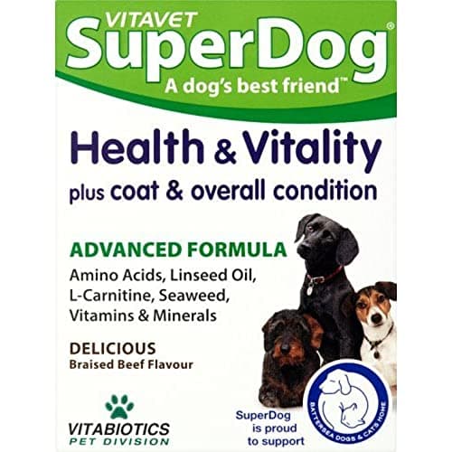 Image of Vitabiotics Superdog Health and Vitality - 30 Chewable Tablets