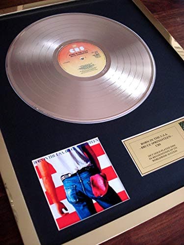 Image of BRUCE SPRINGSTEEN BORN IN THE USA LP GOLD DISC RECORD ALBUM AWARD