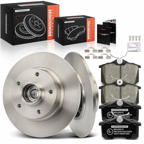 Image of Frankberg Brake Kit incl. 2x Brake Disc + 4x Brake Pad Rear Compatible with Megan.e III Hatchback B3 BZ0/1 Megan.e III Coupe DZ0/1 Replace# 1E0698451A, 161698451D
