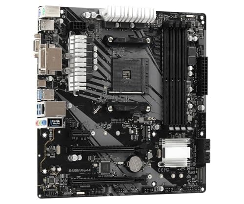 Image of Motherboard Fit For ASRock B450M Pro4-F Micro ATX Motherboard AMD B450 Socket AM4 DDR4 SATA3 HDMI DVI-D VGA Audio For Ryzen 2000/3000/4000