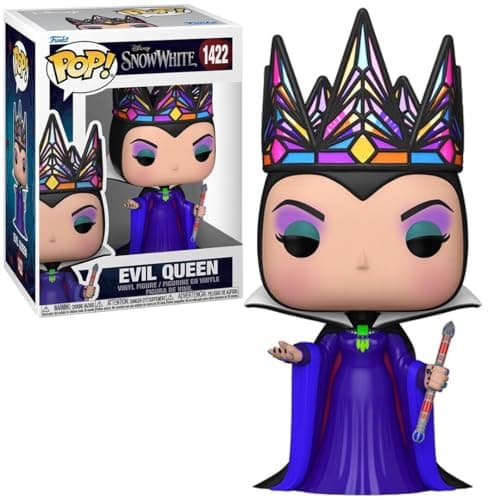 Image of Funko POP! Disney: Snow White Live Action - The Evil Queen - (BLK/PUR) - Collectible Vinyl Figure - Official Merchandise - Toy for Children and Adults - Film Fans