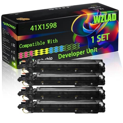 Image of 41X1598 Compatible for Lexmark Developer Unit with Chip CS921de CX921DE CX923DXE CS923DE Printers (4-Pack BK/C/M/Y)