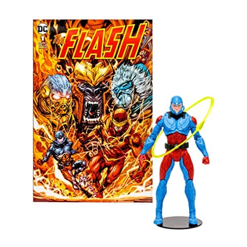 Image of McFarlane Toys, DC Comic 7-inch The Atom (Ryan Choi) Action Figure with 22 Moving Parts, Collectible DC Page Puncher Figure with Stand Base, Comic and Unique Collectible Character Card – Ages 12+