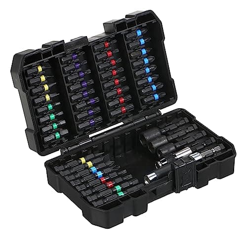 Image of Drill and Screwdriver Bit Set, Weytoll 45PCS Drill Bit Set Screwdriver Bit Set Impact Driver Bit Set for Wood, Metal, Steel and Security Screwdriver Bits for Power Tool with Case