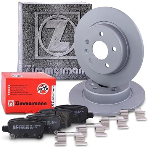 Image of ZIMMERMANN Rear Brake Set Diameter 264 mm - Brake Discs + Brake Pads Compatible with Vauxhall Astra K Sports Tourer B16 Astra K Hatchback B16, Vauxhall Astra Mk VII K Hatchback B16