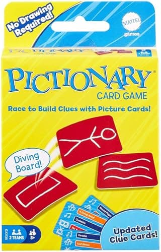 Image of Pictionary Card Game, Makes A Great Gift for Kid, Family Or Adult Game Night, 8 Years and Older