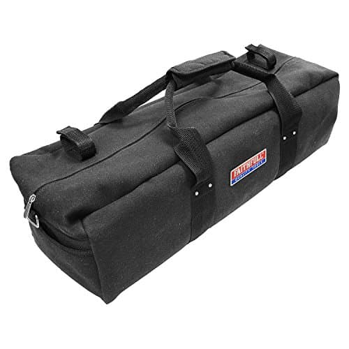 Image of Faithfull FAIH24 Zip-Top Toolbag Holdall 610 mm (24in), Black