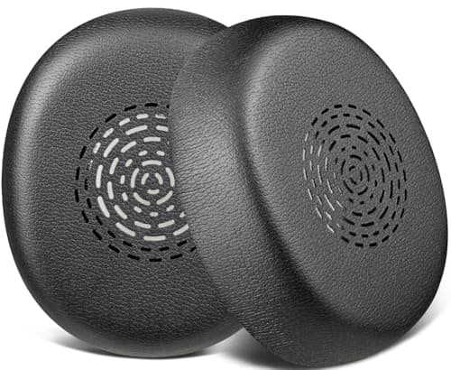 Image of SOULWIT Earpads Replacement for Jabra Evolve 10 On-Ear Wired Headset, Ear Pads Cushions with Softer Protein Leather - Black