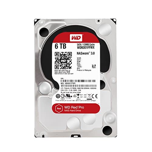 Image of WD Red Pro 6TB NAS Hard Disk Drive - 7200 RPM SATA 6 Gb/s 128 MB Cache 3.5 Inch - WD6001FFWX