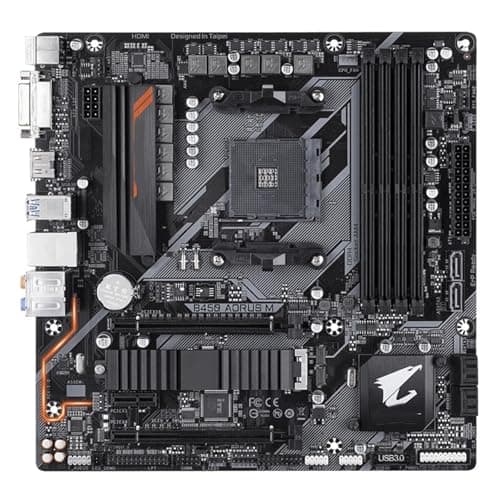 Image of desktop motherboard Fit For GIGABYTE B450 AORUS M Motherboard AMD Socket AM4 DDR4 .2 M-ATX HDMI Ryzen