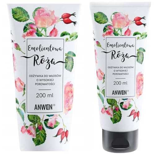 Image of Anwen Emollient rose. Hair conditioner for high porosity 200ml