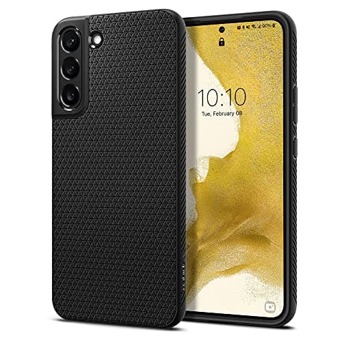 Image of Spigen Liquid Air Case Compatible with Samsung Galaxy S22 5G - Matte Black