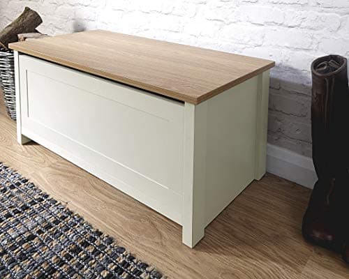 Image of Xpress Delivery Lancaster Ottoman Storage Bench cream