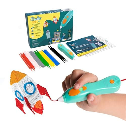 Image of 3Doodler Essentials 3D Pen Set for Kids, Easy to Use, Learn from Home Art Activity Set, Educational STEM Toy for Boys & Girls Ages 6+