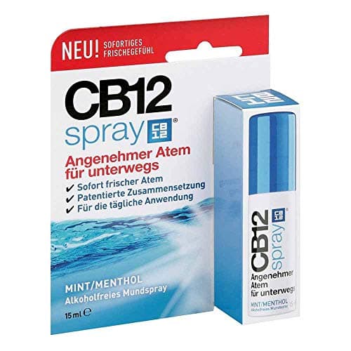 Image of CB12 Spray: Oral Spray for Comfortable Breath on the Go Mint/Menthol Against Bad Breath 15 ml
