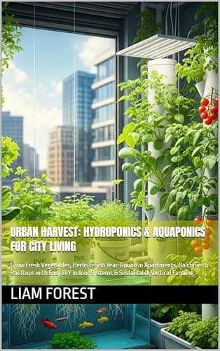 Image of Urban Harvest: Hydroponics & Aquaponics for City Living: Grow Fresh Vegetables, Herbs & Fish Year-Round in Apartments, Balconies & Rooftops with Easy DIY ... Vertical Farming (Urban Farming)