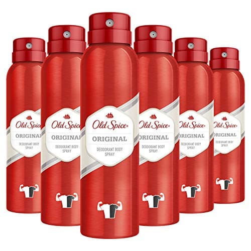 Image of Old Spice Original Deodorant Body Spray, 150 ml, Pack of 6