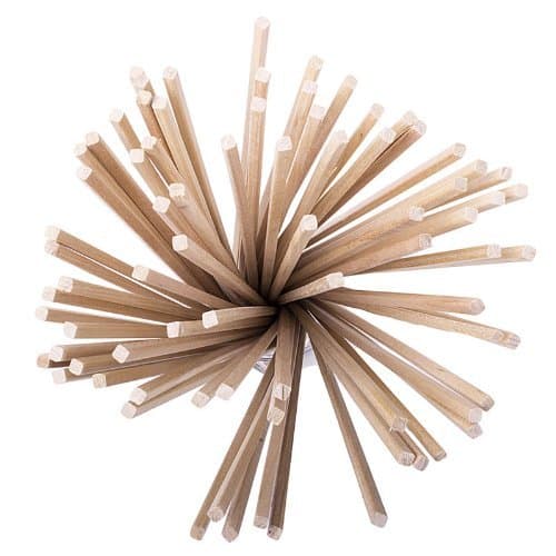 Image of Candy Floss Sticks - 280mm x 3.5mm x 3.5mm - Pack of 100