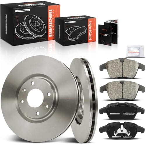 Image of Frankberg Brake Kit incl. 2x Brake Disc + 4x Brake Pad Front Compatible with 208 I CA CC 308 CC 4B 308 SW I 4E 4H 5008 0E 0U Replace# 4249J8, 425397