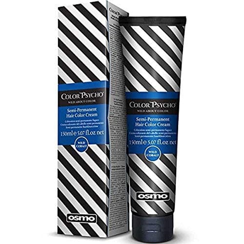 Image of Color Psycho Tamer Semi-Permanent Hair Color Cream, Wild Cobalt 150 ml