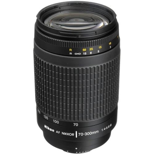 Image of Nikon AF 70-300/4.0-5.6 G Black Nikkor Lens (not compatible with D40/D40x/D60/D5000)