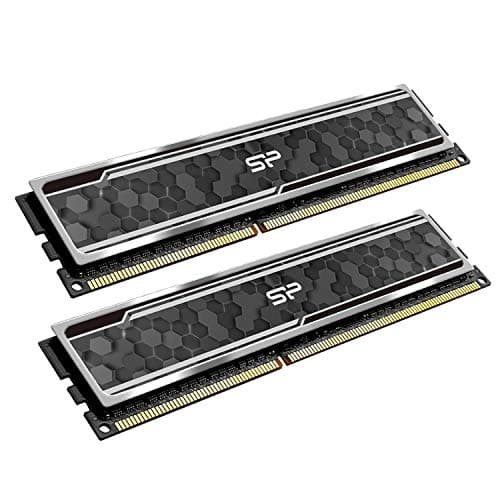 Image of Silicon Power Value Gaming DDR4 RAM 16GB (2x8GB) 3200MHz (PC4 25600) CL16 1.35V Desktop Memory Module with Heatsink Camouflage Grey SP016GXLZU320BDAJ5