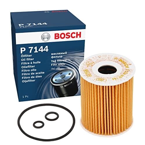 Image of Bosch P7144 Car Oil Filter - Separates Soot and Metal Particles from Engine Oil - Provides Reliable Engine Lubrication