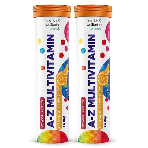 Image of A-Z Multivitamin Orange Flavour Effervescent Tablets - High Strength Tablets for a Healthy Immune System