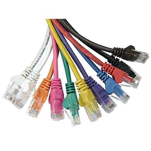 Image of Bluecharge Direct 0.5m Cat5e Network Cable Ethernet Snagless LAN UTP CCA Patch Lead GREY