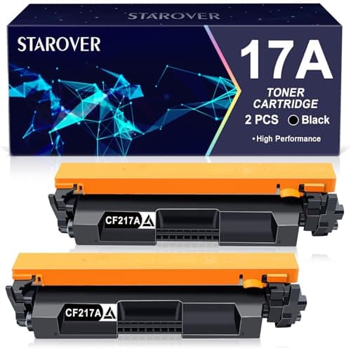 Image of STAROVER 17A Compatible Toner Cartridge Replacement for HP 17A CF217A for HP Laserjet Pro M102w M102a MFP M130nw MFP M130fw MFP M130a MFP M130fn Printer (2 Black)