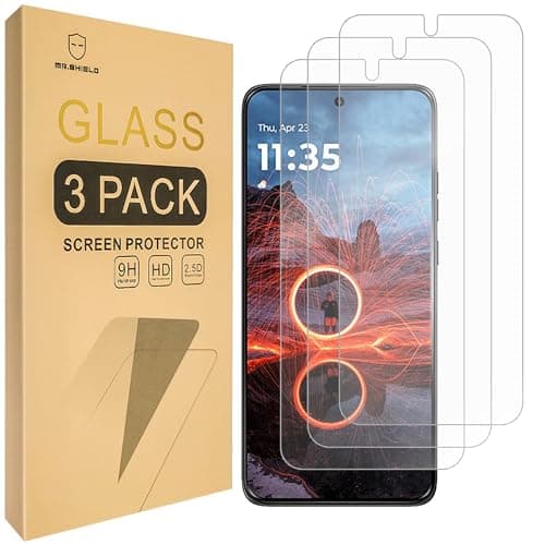 Image of Mr.Shield Screen Protector compatible with MOTO Motorola ThinkPhone 25 [3-PACK] [Tempered Glass] [Japan Glass with 9H Hardness]