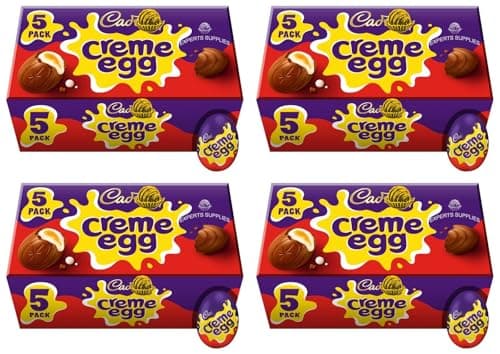 Image of Easter Treat Cad Creme Eggs 5 Pack 200g Pack of 4 - Delicious Eggs Mixed Egg for Your Easter Celebration By Experts Supplies