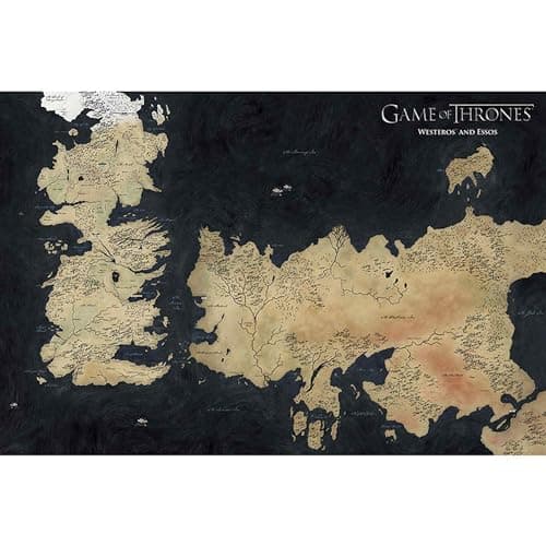 Image of GB eye GBYDCO140 Game of Thrones Westeros Map 61 x 91.5cm Maxi Poster